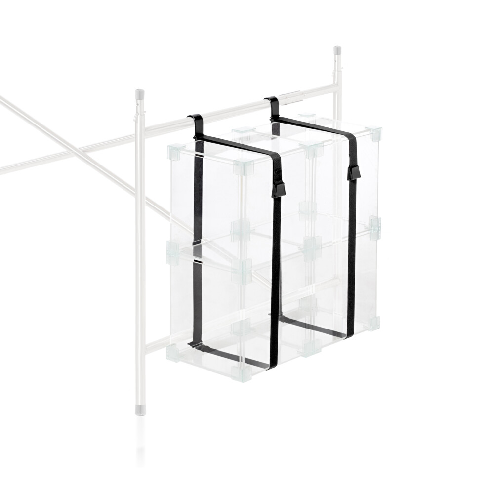 E2 steel PC mount, designed by Adam Wieland, against a white background.