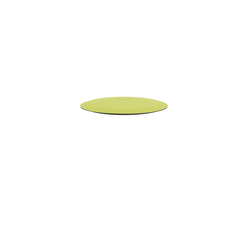 Ravioli Linoleum Hocker S von Daniel Lorch mit Linoleum in der Farbe  4182 Spring Green