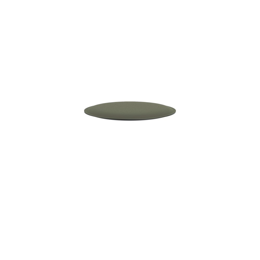 Ravioli Linoleum Hocker S von Daniel Lorch mit Linoleum in der Farbe  4184 Olive
