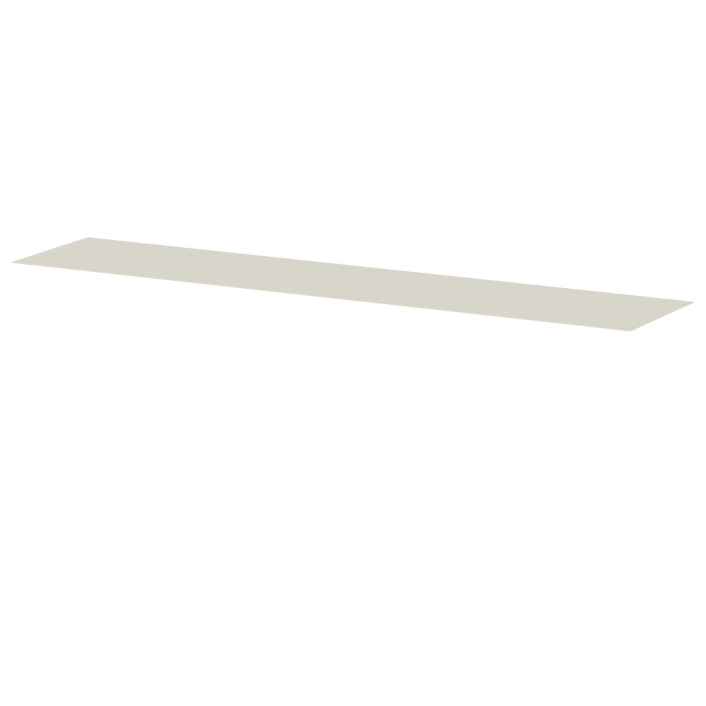 Beam Sitzbank von Daniel Lorch mit Linoleum in der Farbe  4176 Mushroom