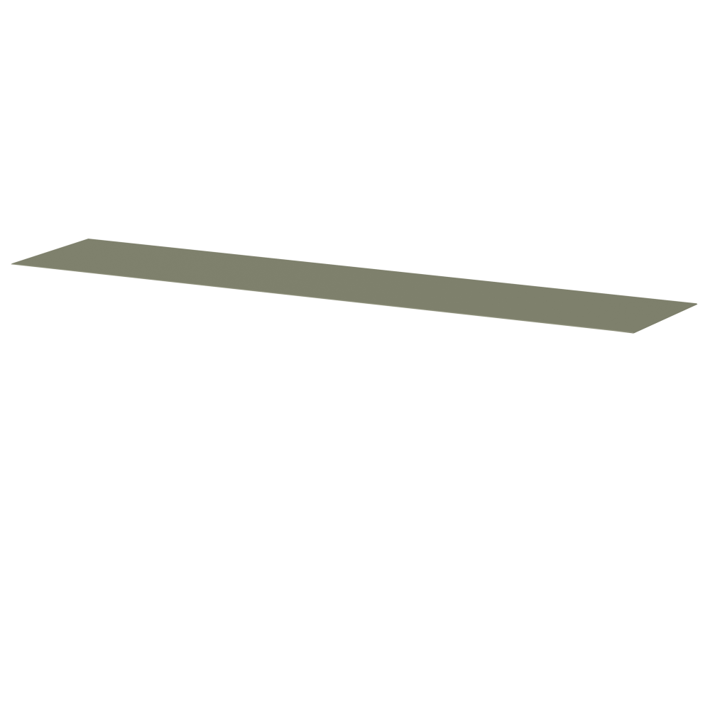 Beam Sitzbank von Daniel Lorch mit Linoleum in der Farbe  4184 Olive