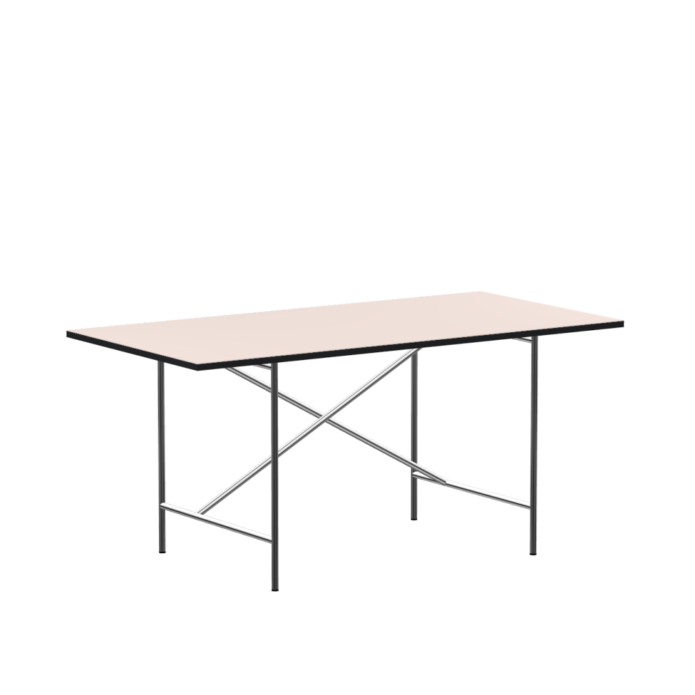 E2 shifted linoleum table – 4185 Powder / MDF dyed / Anthracite grey