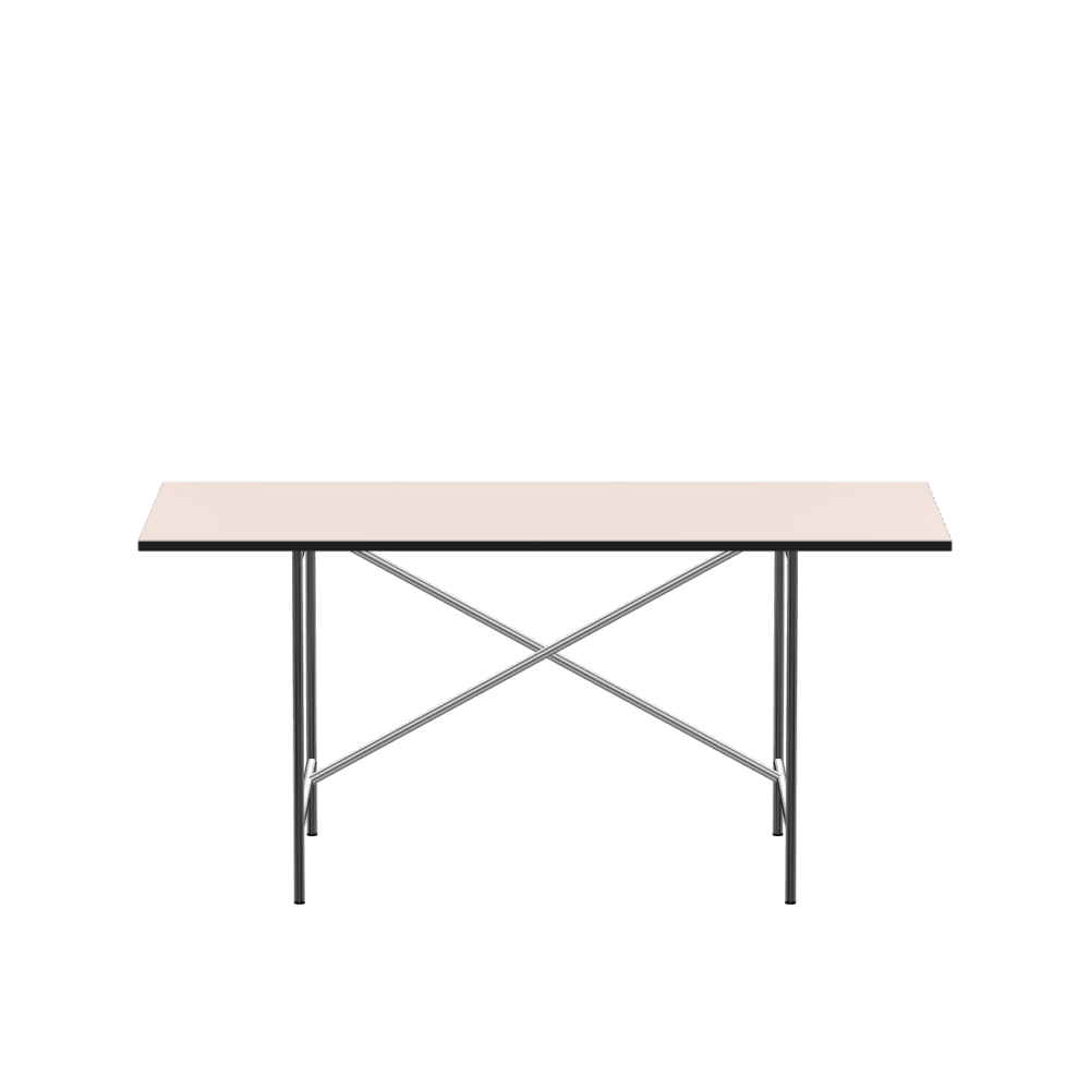 E2 shifted linoleum table – 4185 Powder / MDF dyed / Anthracite grey