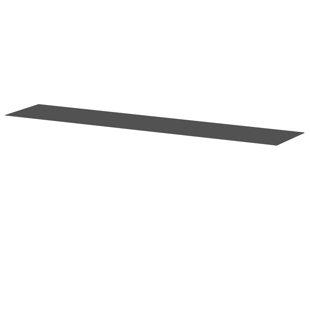 Beam Bench by Daniel Lorch made with linoleum in color  4012 Basalt ᴺᴱᵂ