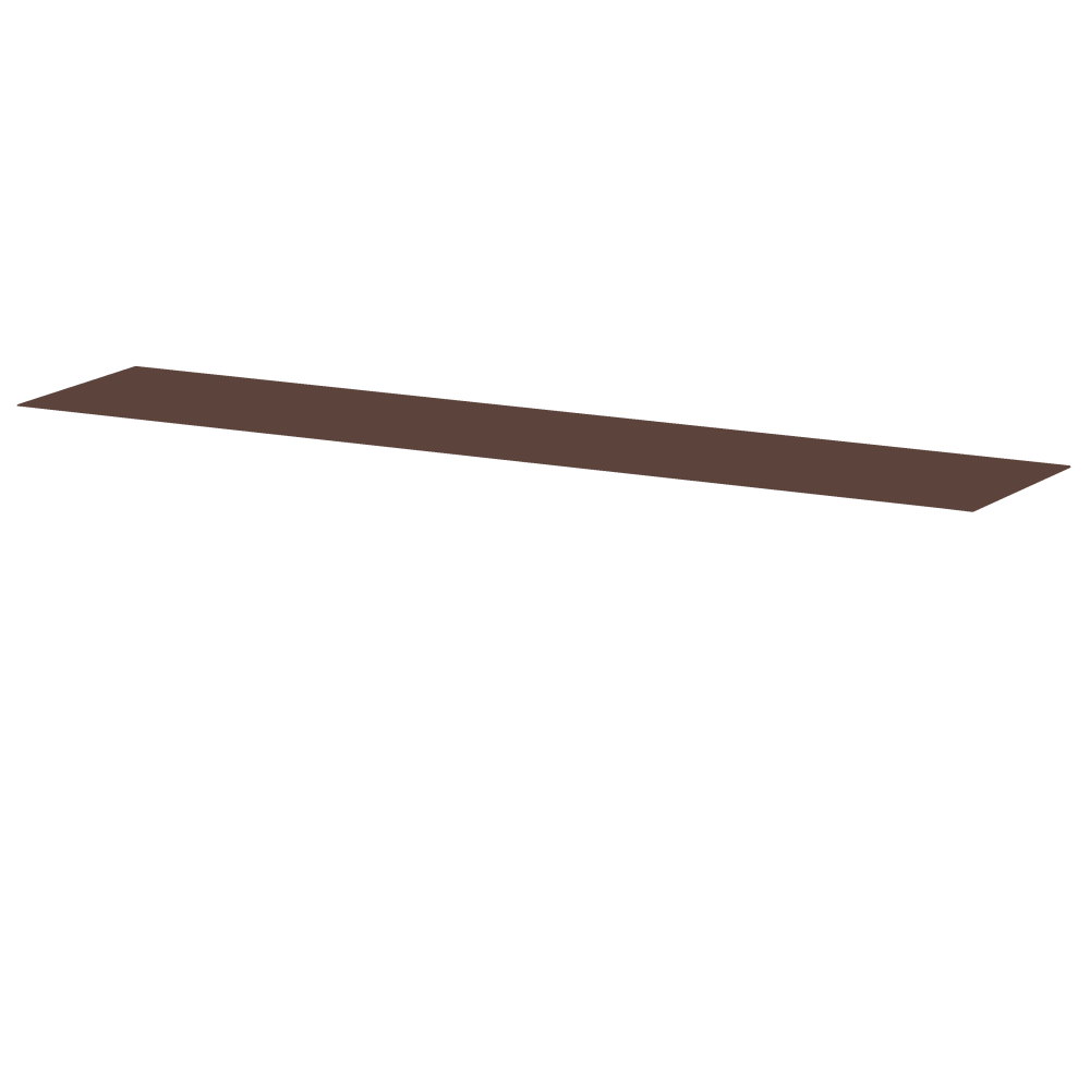 Beam Bench by Daniel Lorch made with linoleum in color  4009 Espresso ᴺᴱᵂ