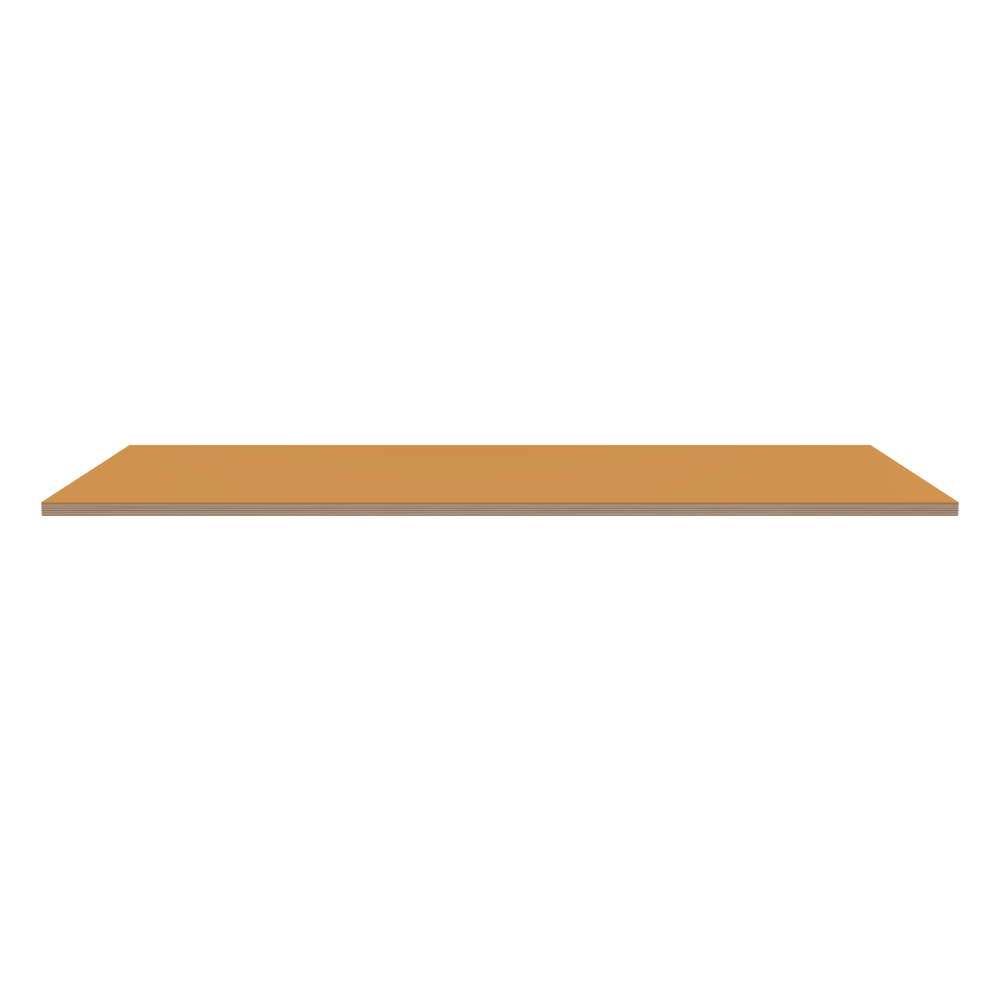 Table Top - Shape Square - Length 140.00 cm - Width 70.00 cm - Radius 0.30 cm - Thickness 2 cm - Surface Linoleum, 4002 Leather - Core Birch Plywood - Profile Edge 90°