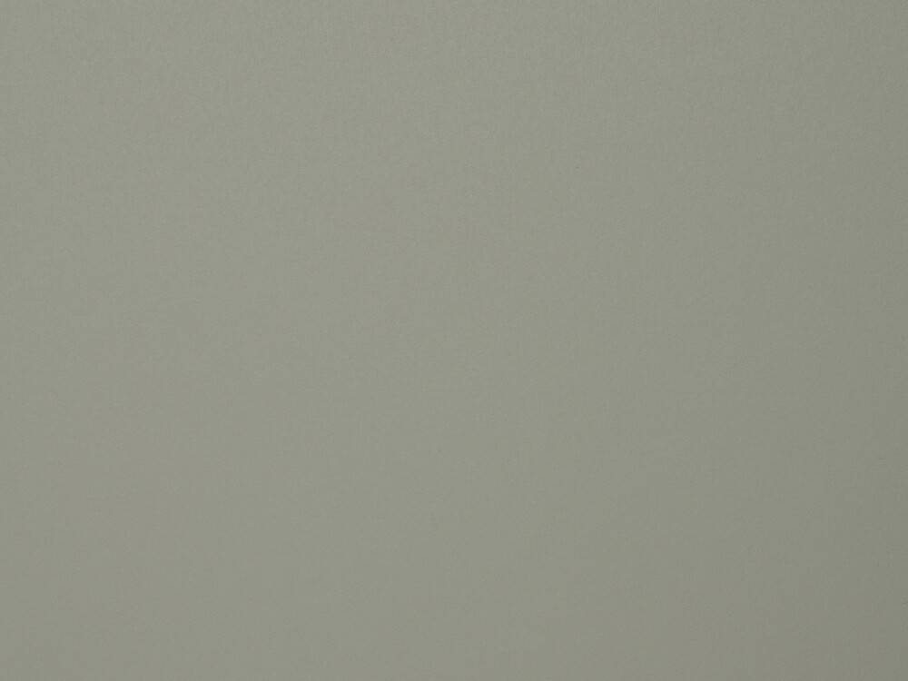 Detail der Linoleum-Oberfläche in Ash von Faust – matt, ruhig texturiert und in mittlerem Grau, eingesetzt bei Tischplatten.