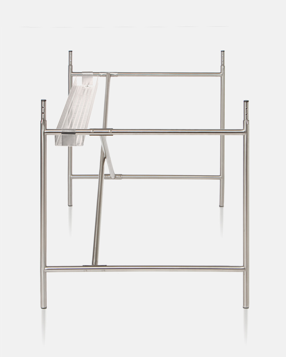 Cable Channel for E2 Table Frame, ideal for neat cable routing under work tables or desks.