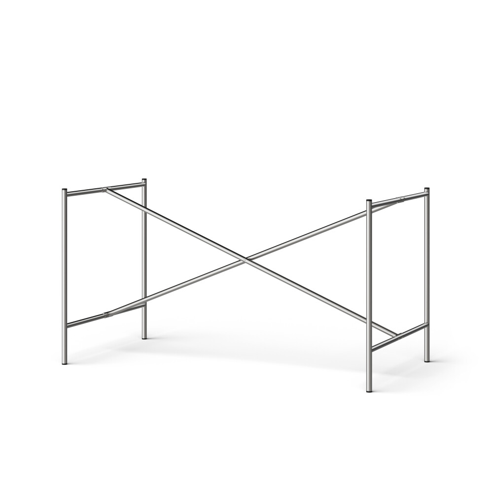 E2 Table Frame - Material and Colour Steel, Clear-coated - Cross bar Centered - Length 100 cm - Width 60 cm - Height 72 cm